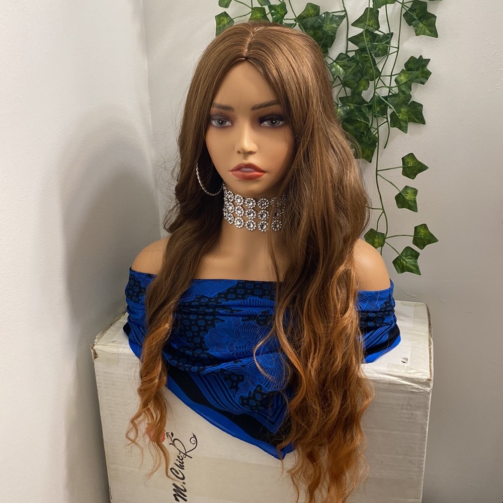 Body wave synthetic wig